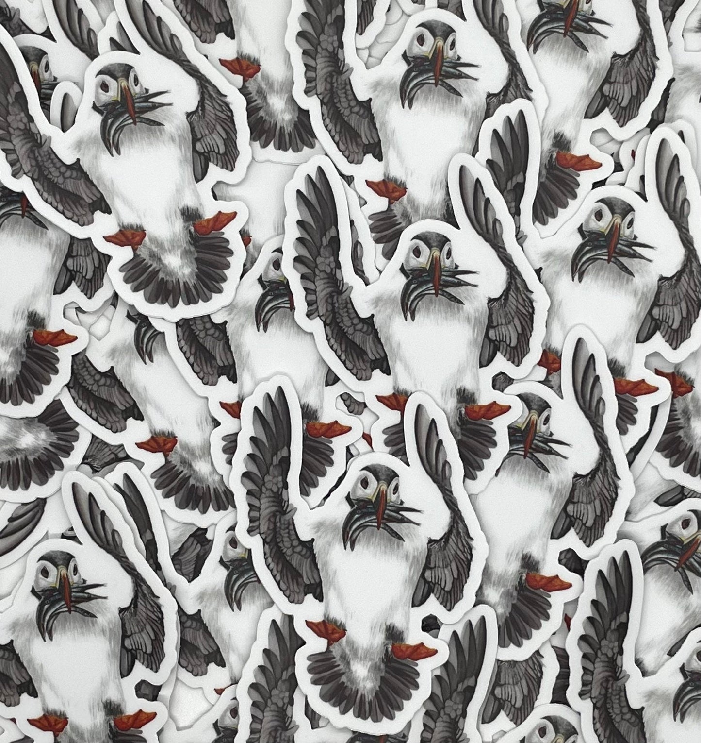 Puffin - Bird Art by KB - Sticker