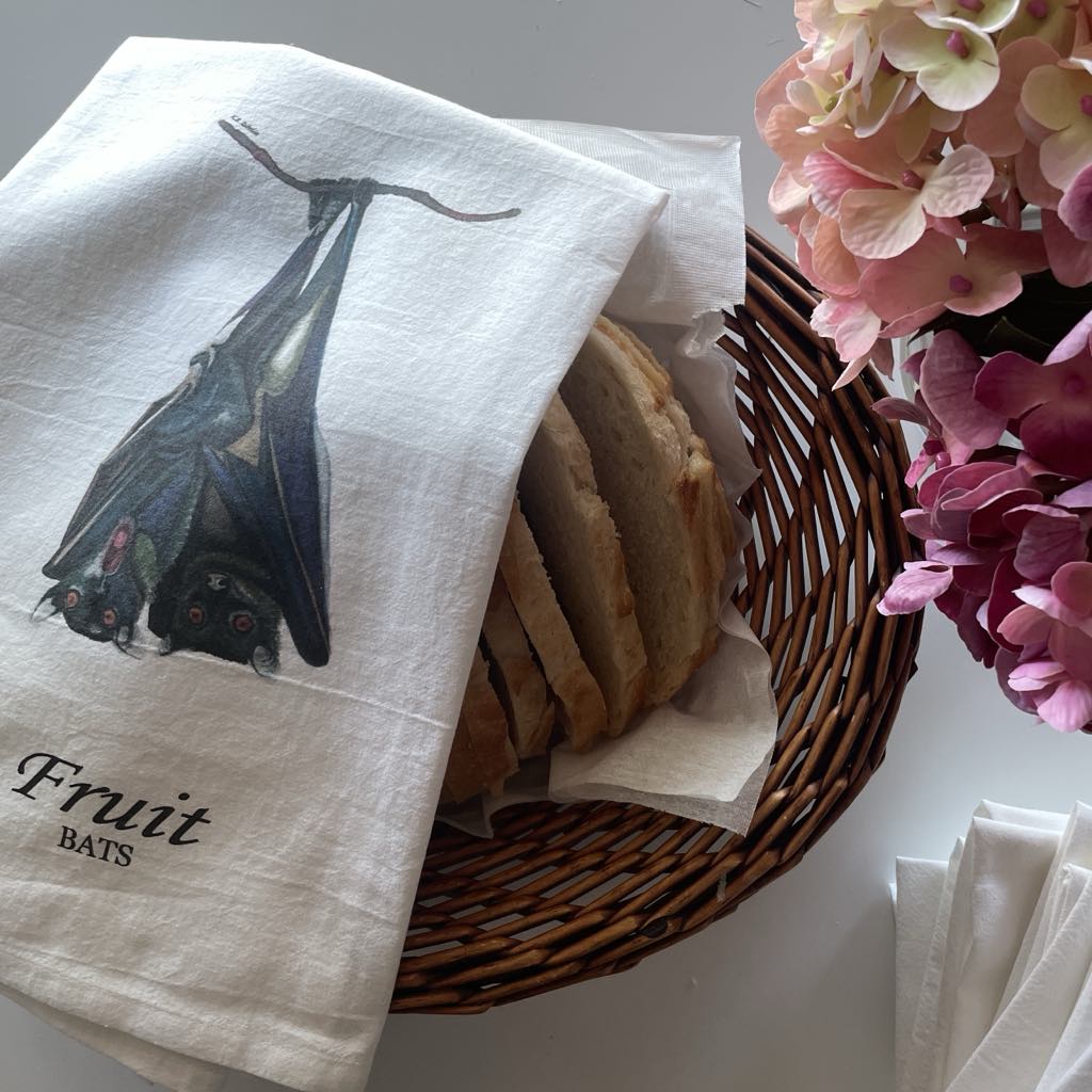 Fruit Bats - Bird Art by KB - Towel 2