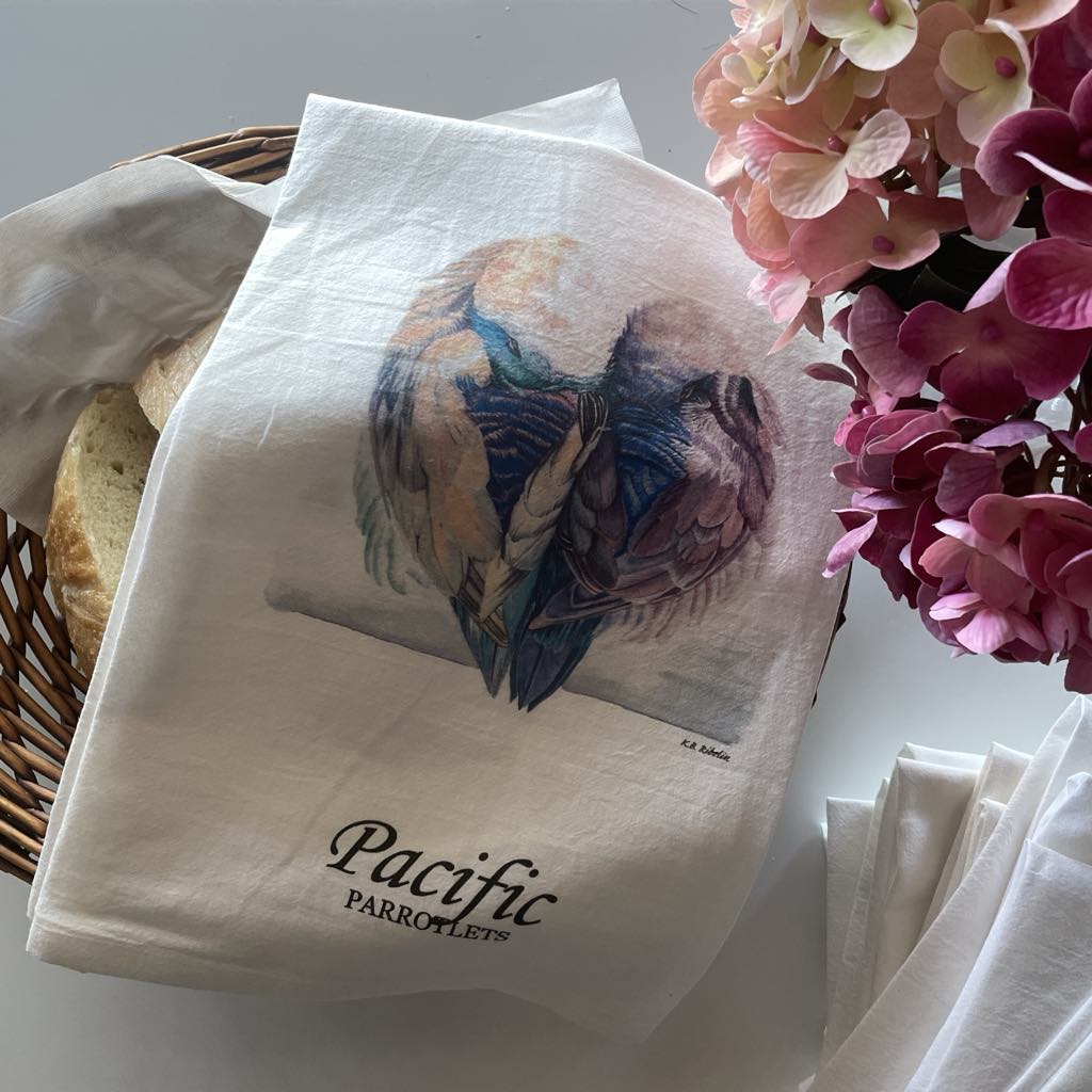 Pacific Parrotlet - Bird Art by KB - Towel 2