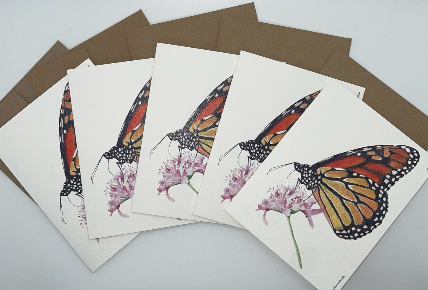Monarch Butterfly - Bird Art by KB - Set