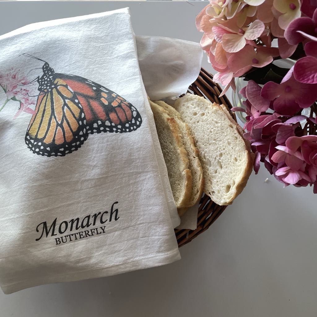 Monarch Butterfly - Bird Art by KB - Towel 2
