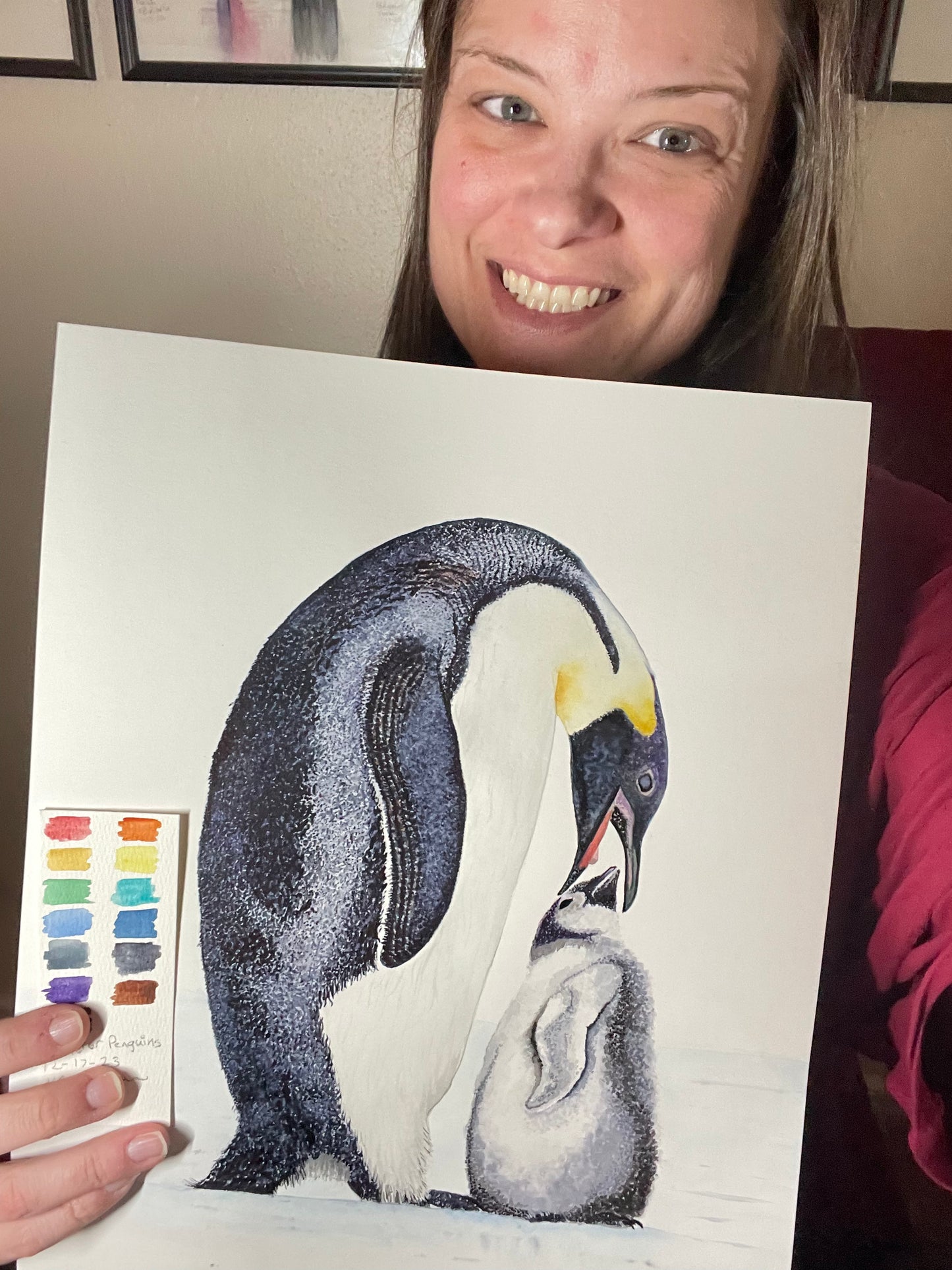 Emperor Penguin - Bird Art by KB