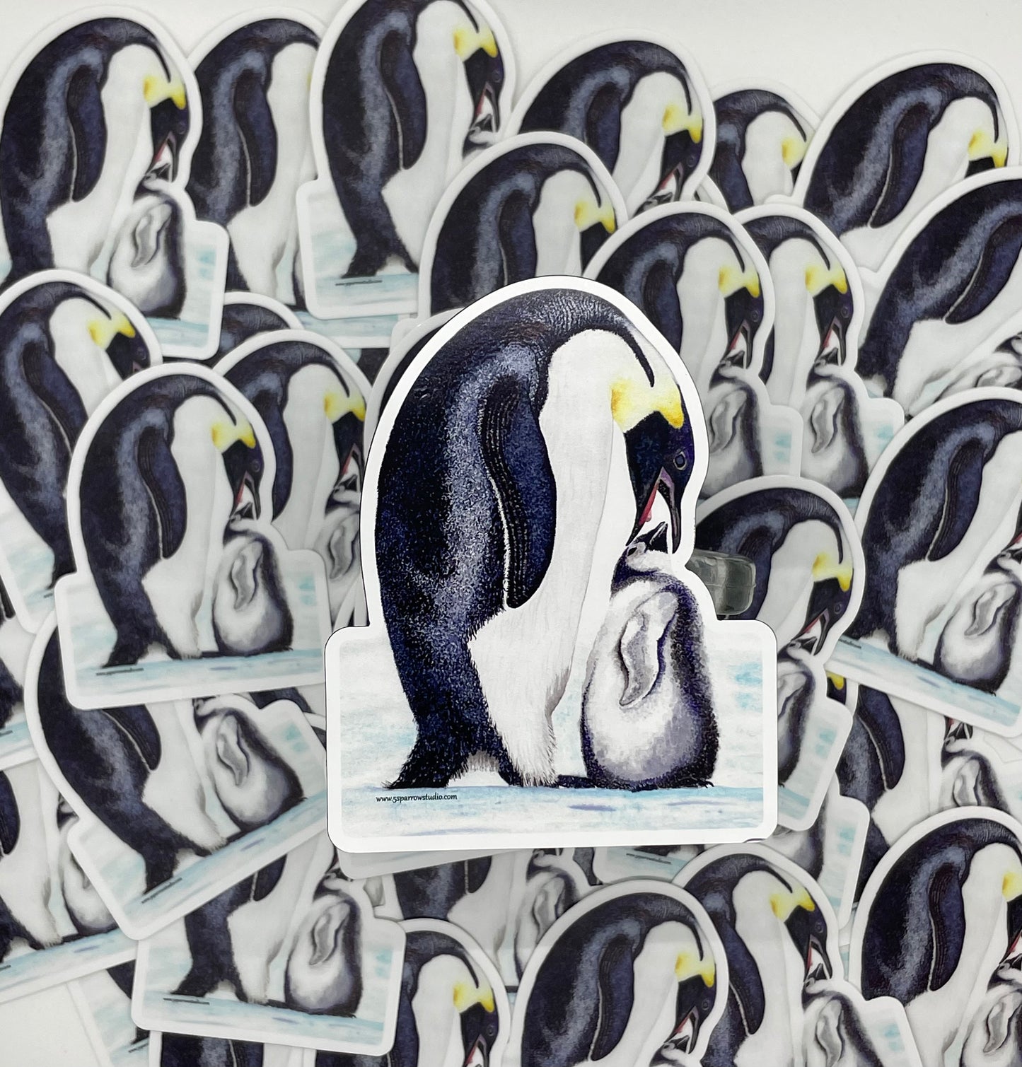 Emperor Penguin - Bird Art by KB