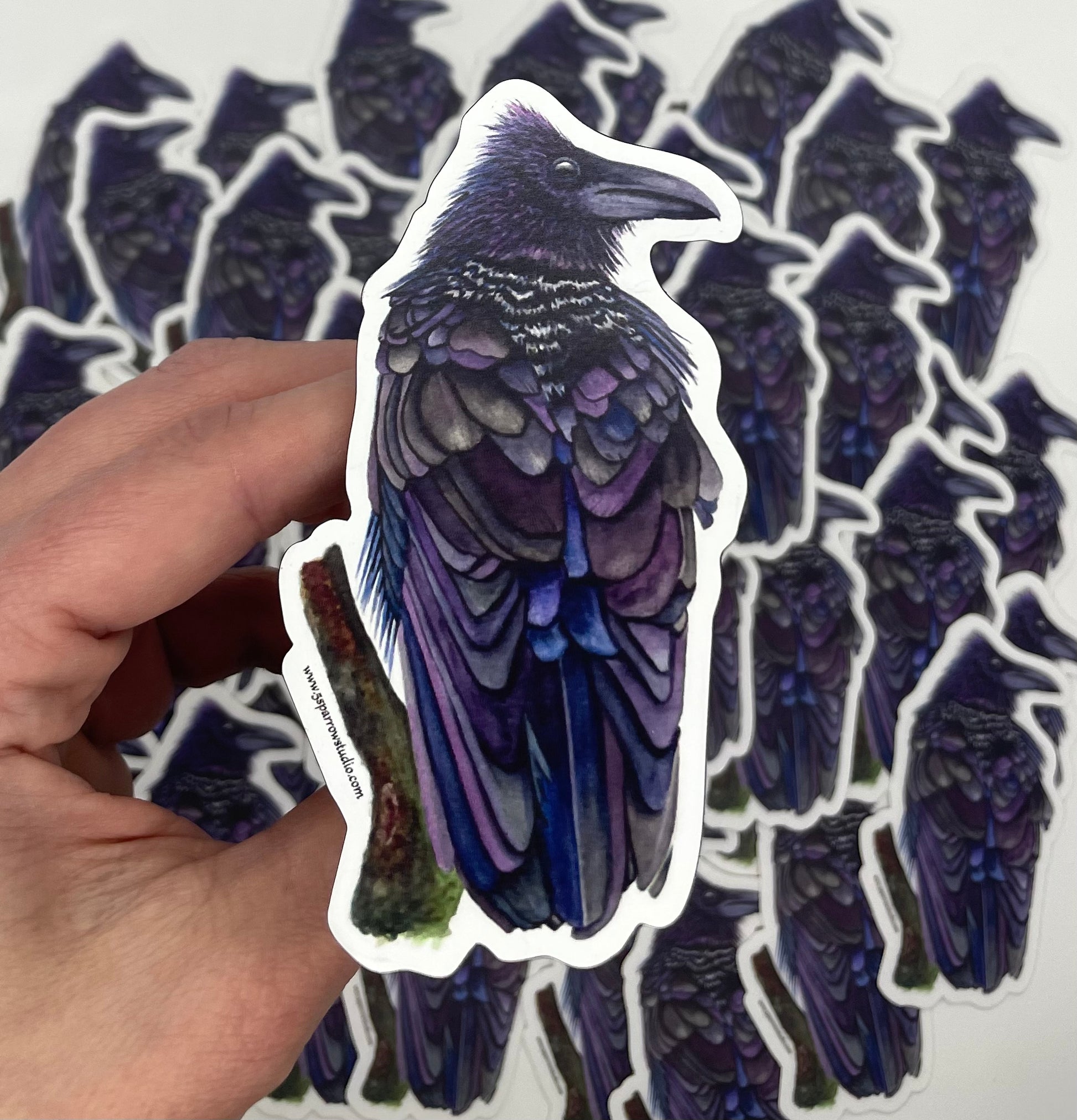 Raven - Bird Art by KB
