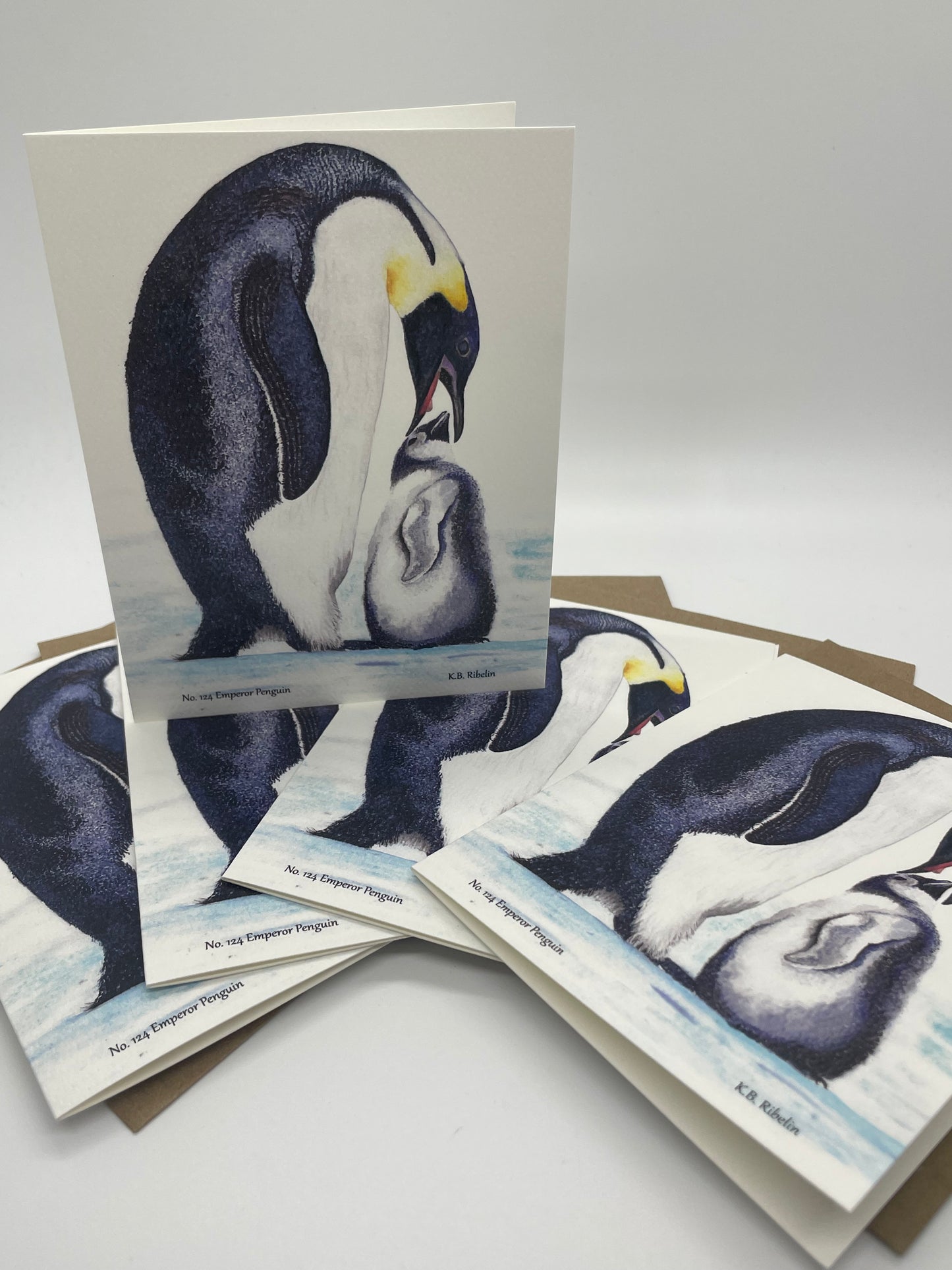 Emperor Penguin - Bird Art by KB