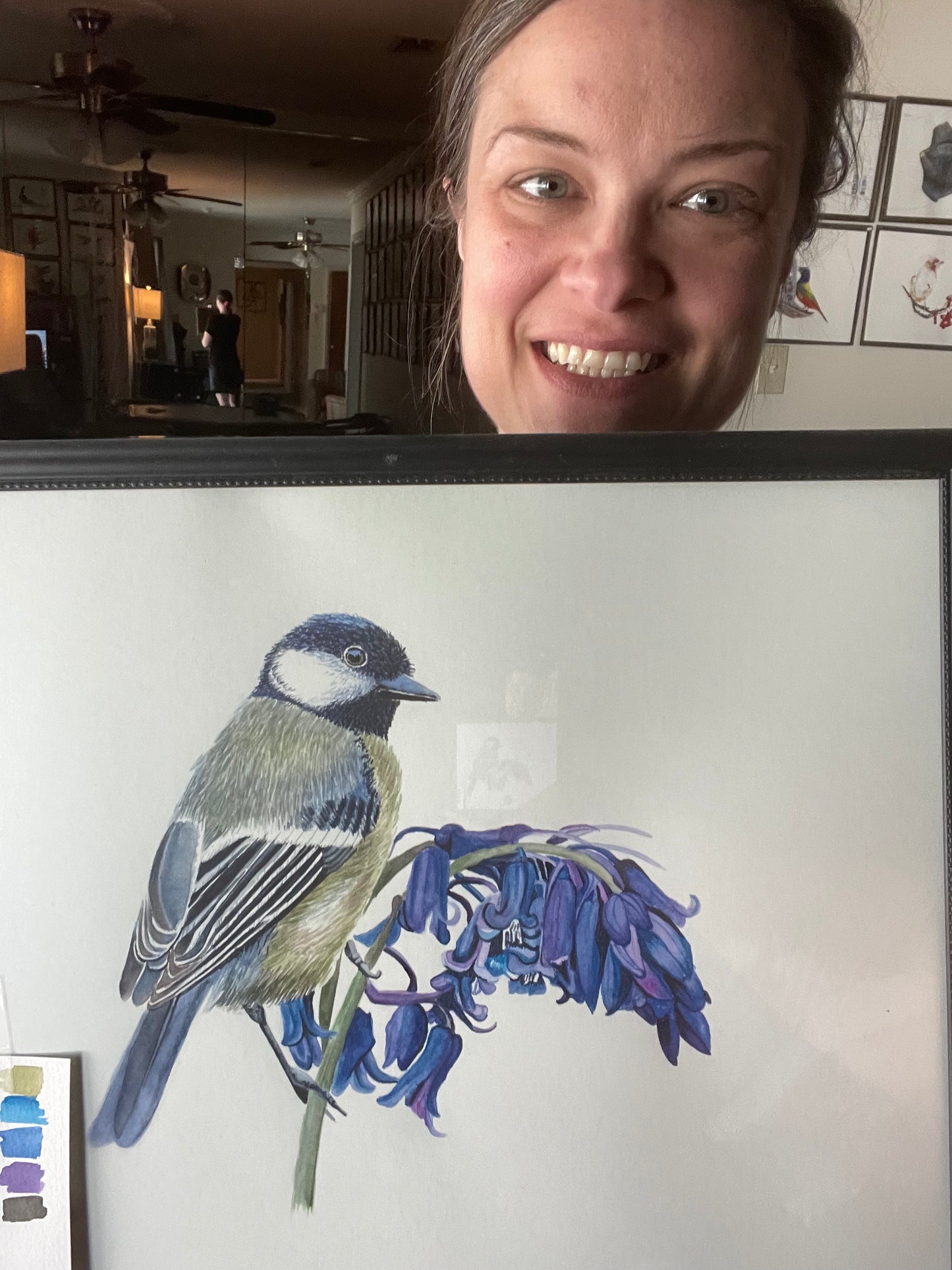 Great Tit - Bird Art by KB