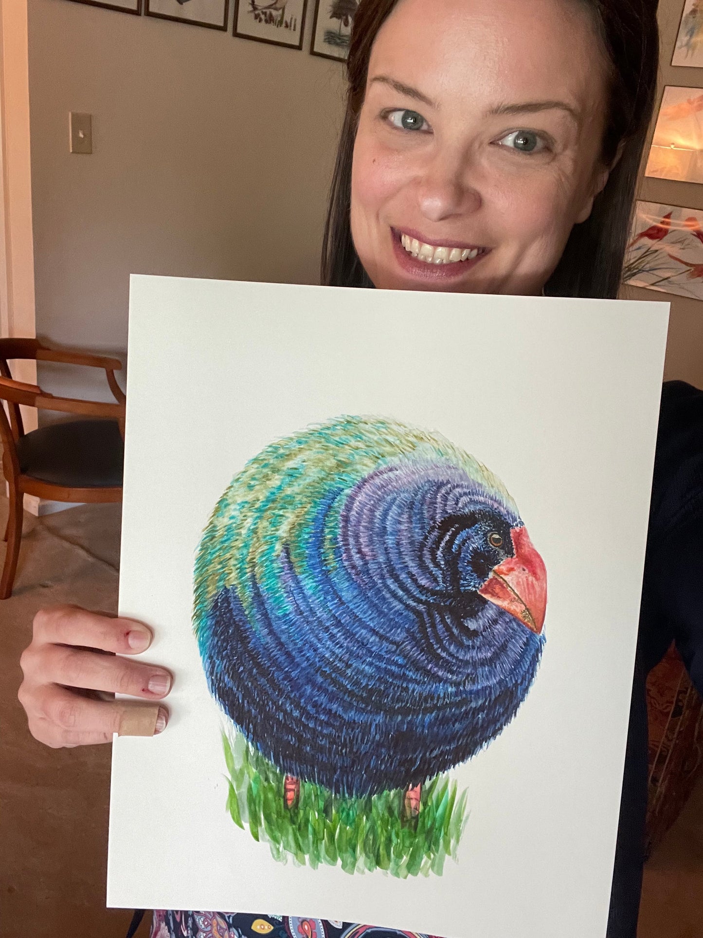 Takahe - Bird Art by KB