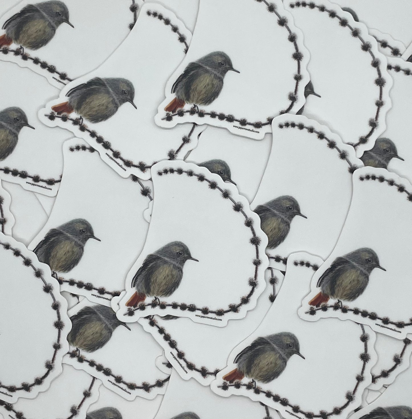 Black Redstart - Bird Art by KB