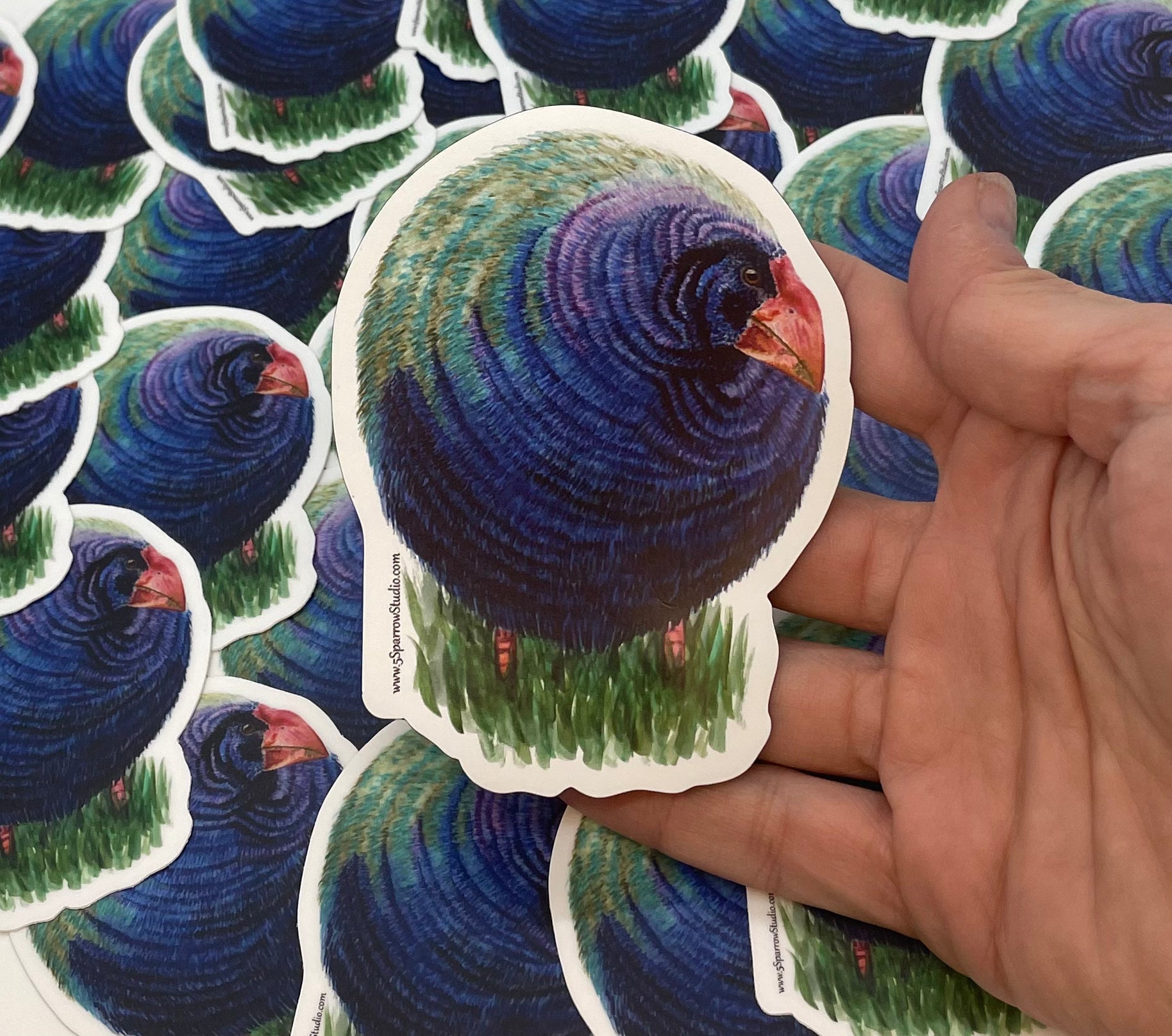 Takahe - Bird Art by KB