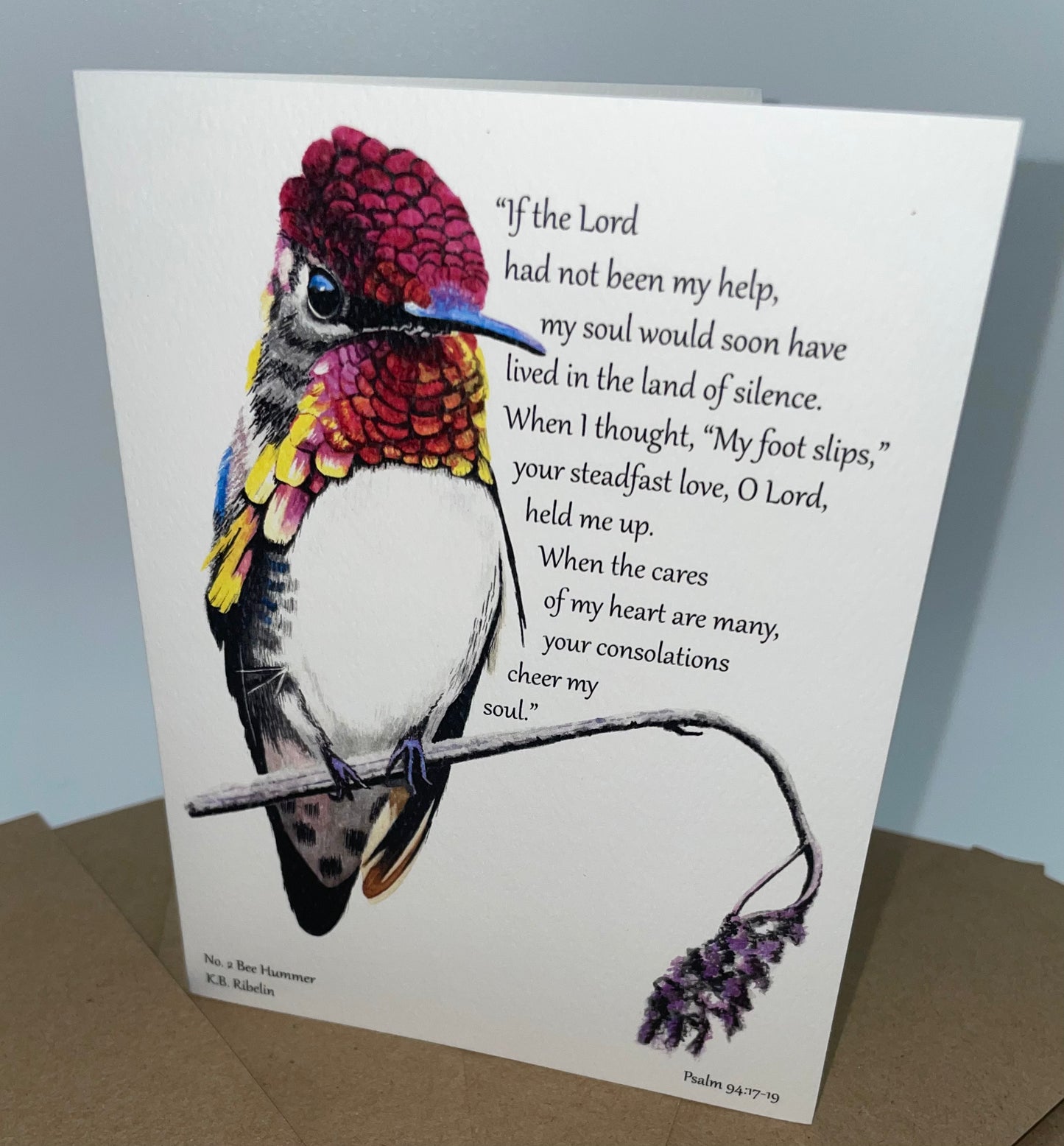 Hummers of Hope Notecards, Set 2