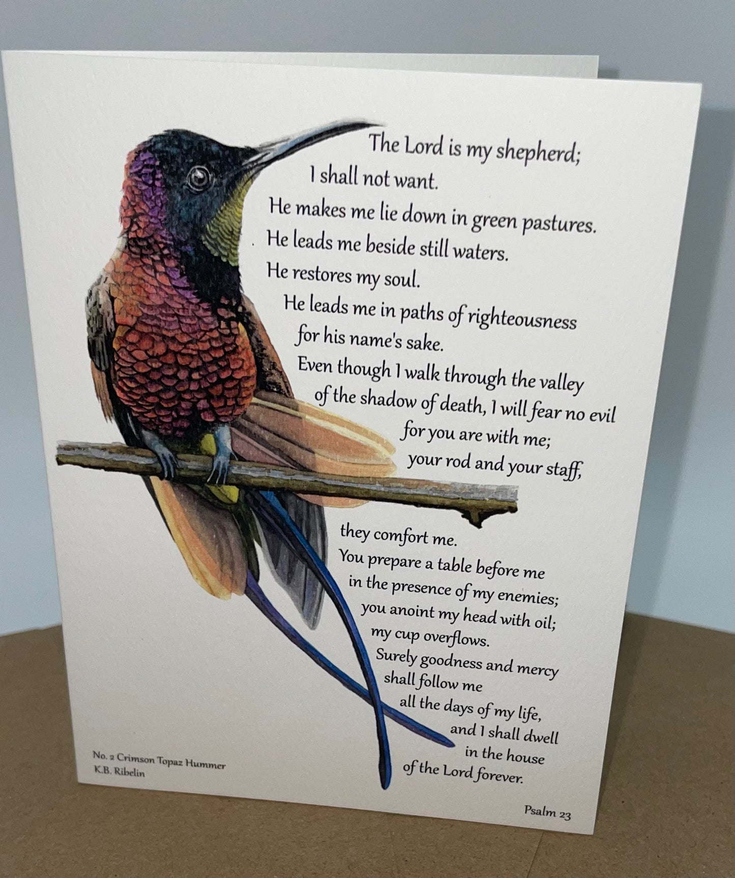 Hummers of Hope Notecards, Set 2