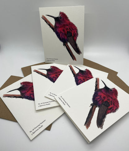 Snowcap - Bird Art by KB - Notecard Set