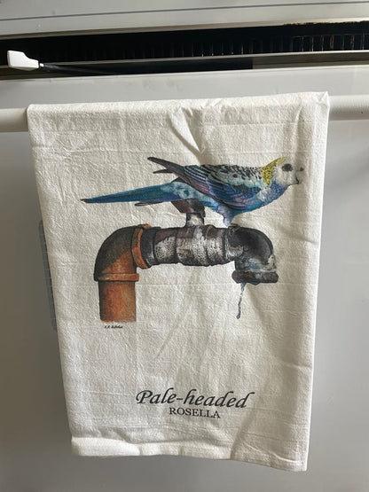 Pale-Headed Rosella - Bird Art by KB - Towel