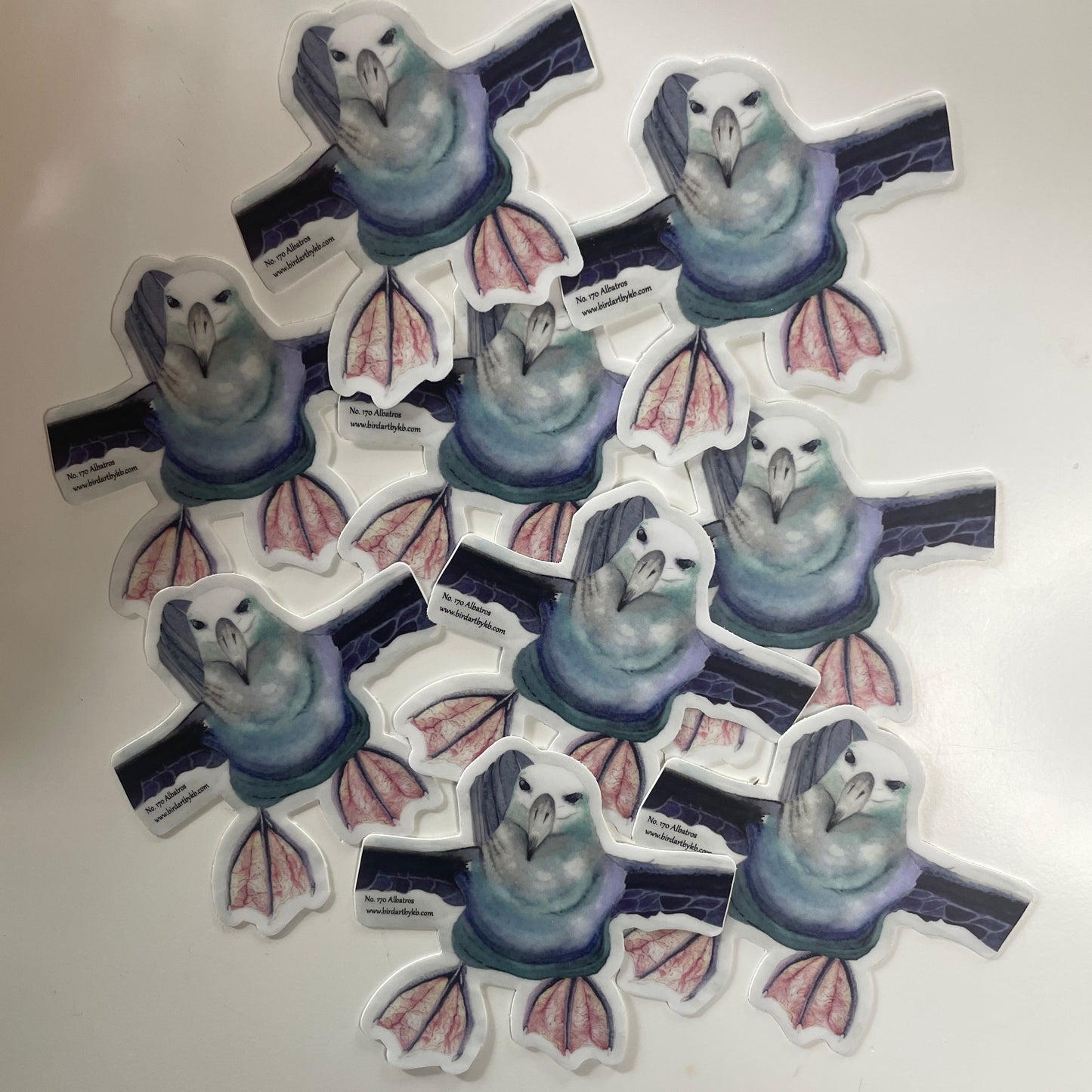 Albatross - Bird Art by KB - Sticker