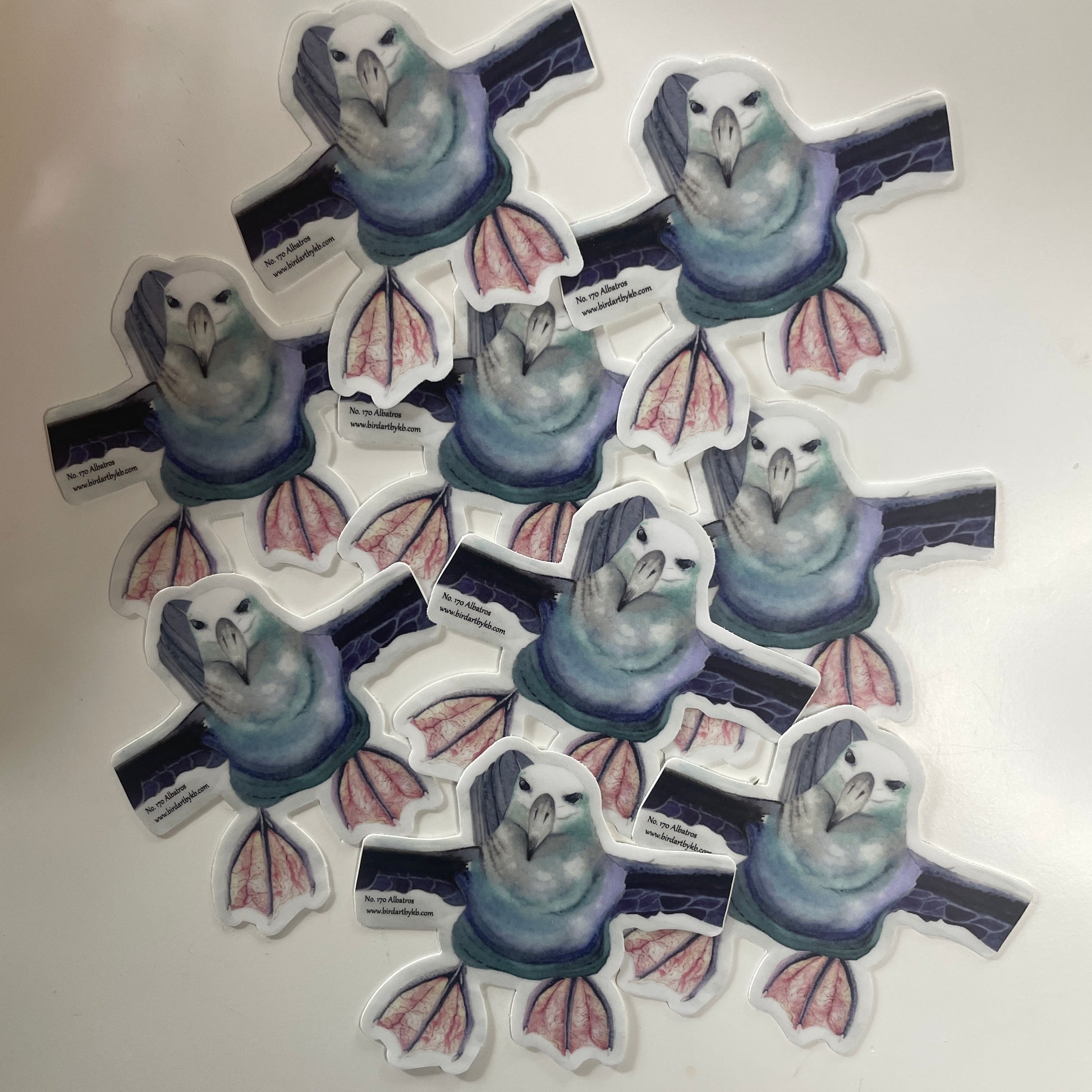 Albatross - Bird Art by KB - Sticker