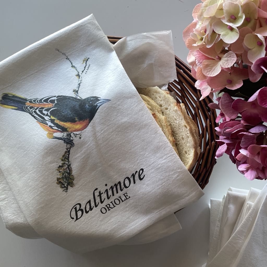 Baltimore Oriole - Bird Art by KB - Towel 2