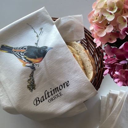 Baltimore Oriole - Bird Art by KB - Towel 2