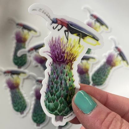 Firefly - Bird Art by KB - Sticker