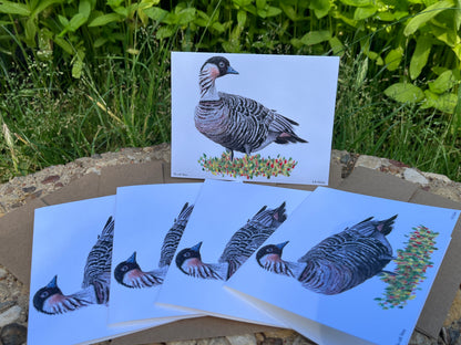 Nene - Bird Art by KB -Notecard Set