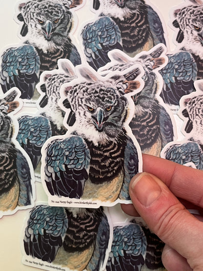 Harpy Eagle - Bird Art by KB - Sticker
