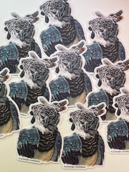Harpy Eagle - Bird Art by KB - Sticker