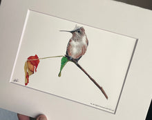 Load image into Gallery viewer, Tufted Hummer with Fall Leaf #86
